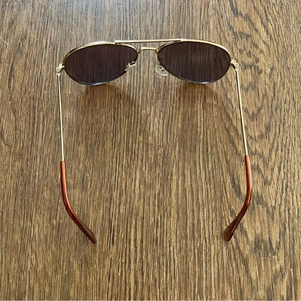 JOYFOLIE Aviator Sunglasses with Rainbow Lenses for Little Girls